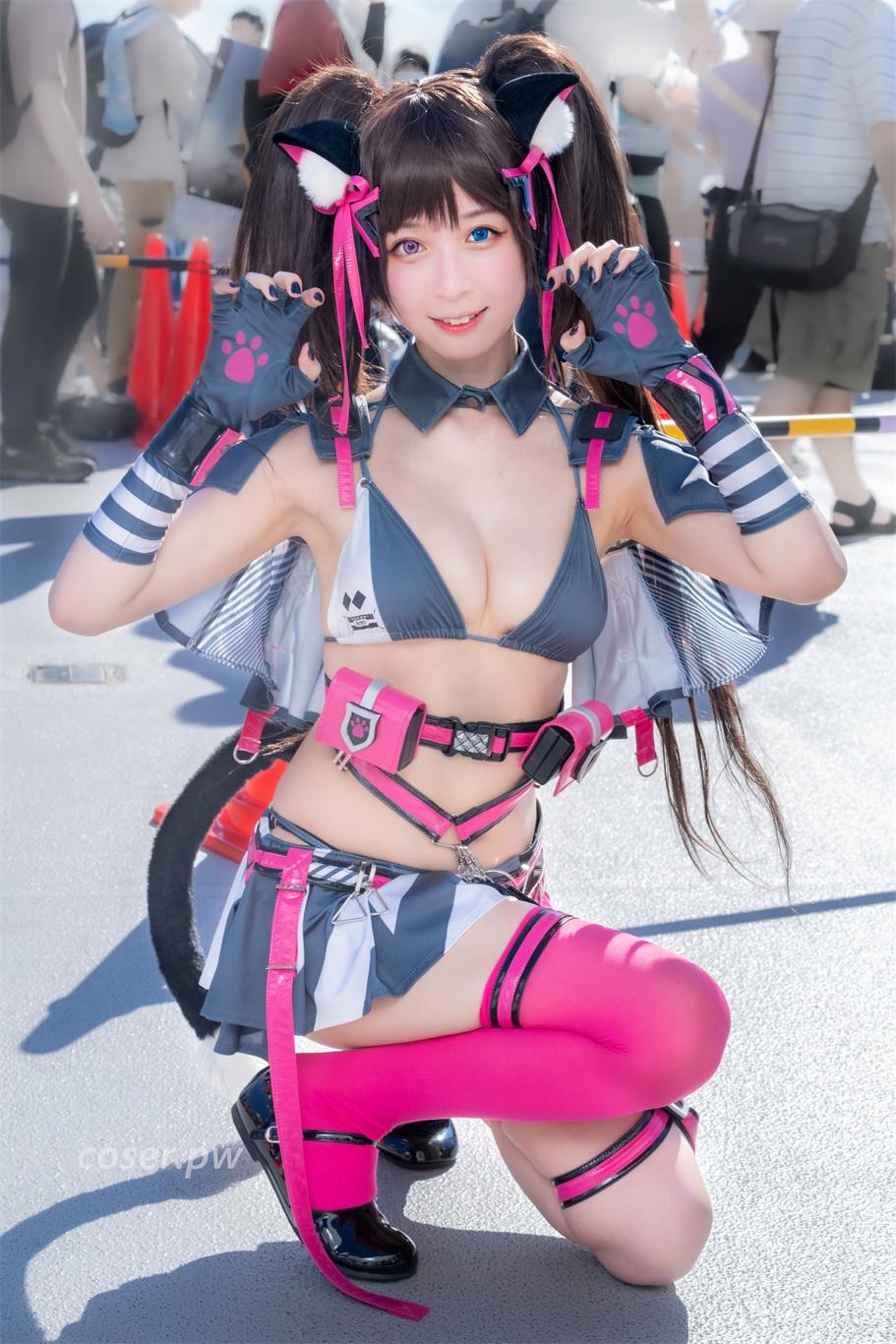 Comiket 102《胜利女神：妮姬》真人版Coser性感登场！-6