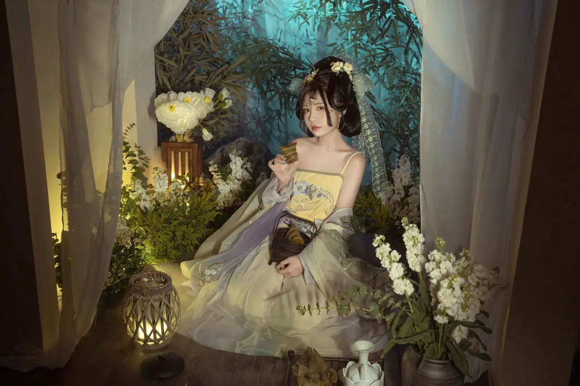 爆机少女喵小吉 – 浣溪沙·端午清新图-1 爆机少女喵小吉 – 浣溪沙·端午清新图-1