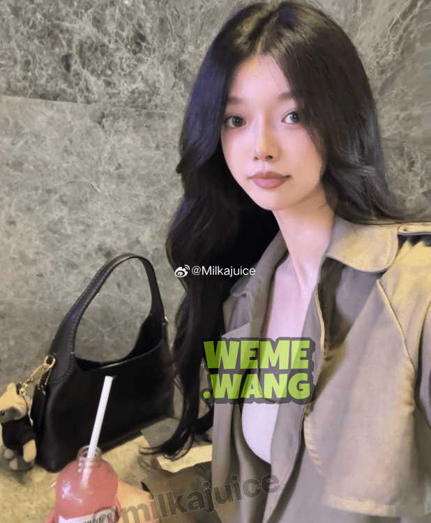 牛奶里的果汁微密视图，Milkajuice颜值微时尚新星-1