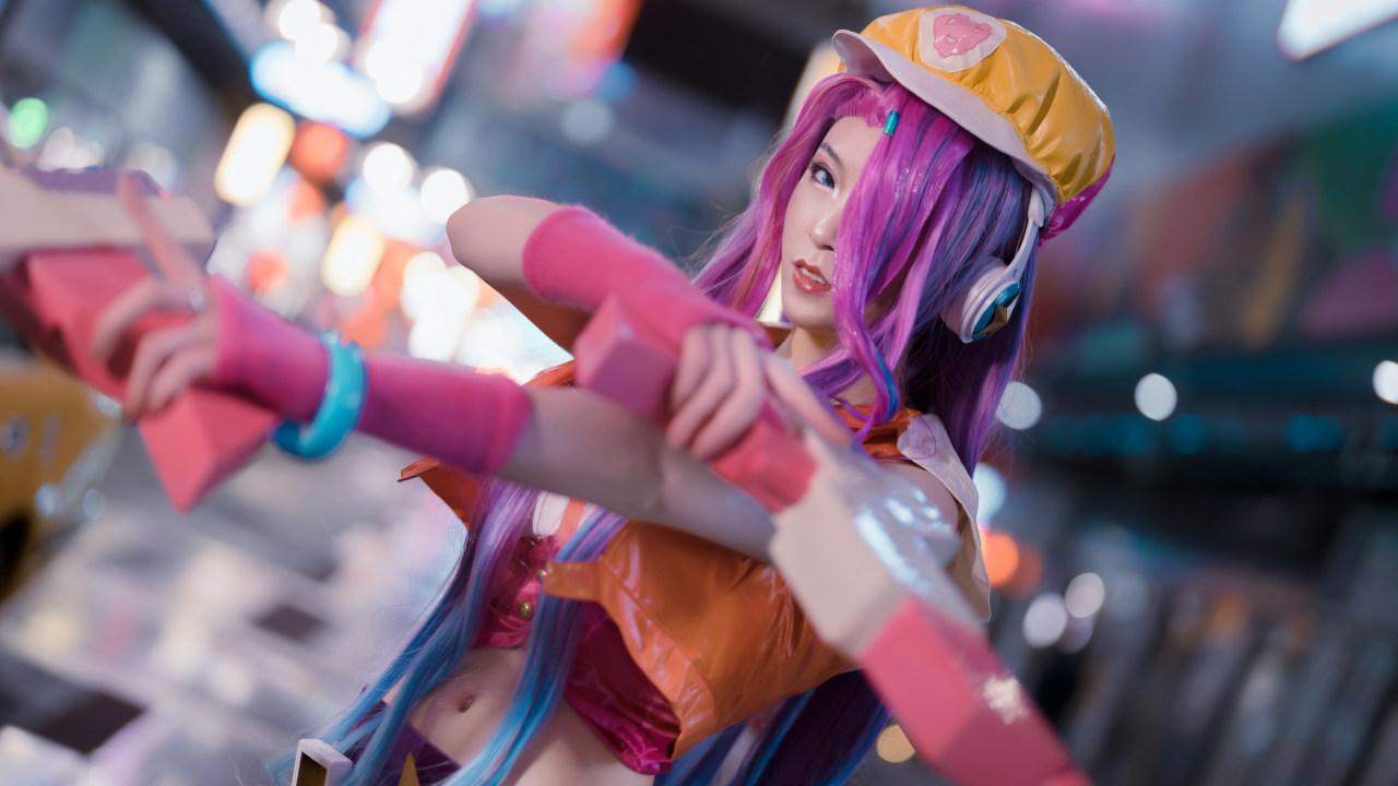 电玩女神厄运小姐<英雄联盟>COS图欣赏（CN：夏天Tatiana）-3