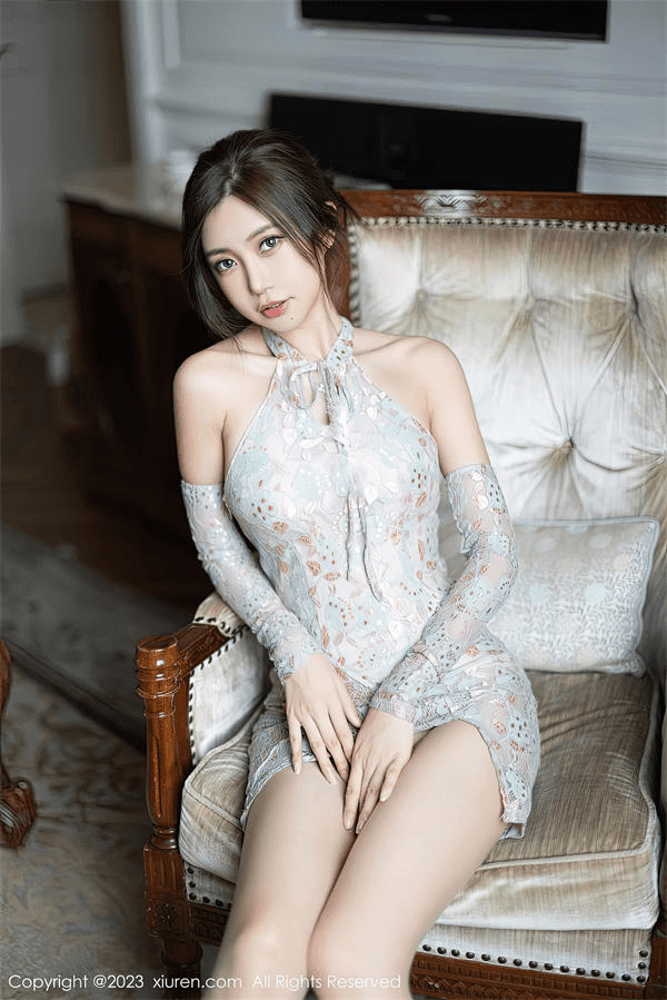 秀人绮里嘉ulaNo.6281高清大图，美貌自然是无法忽视-1