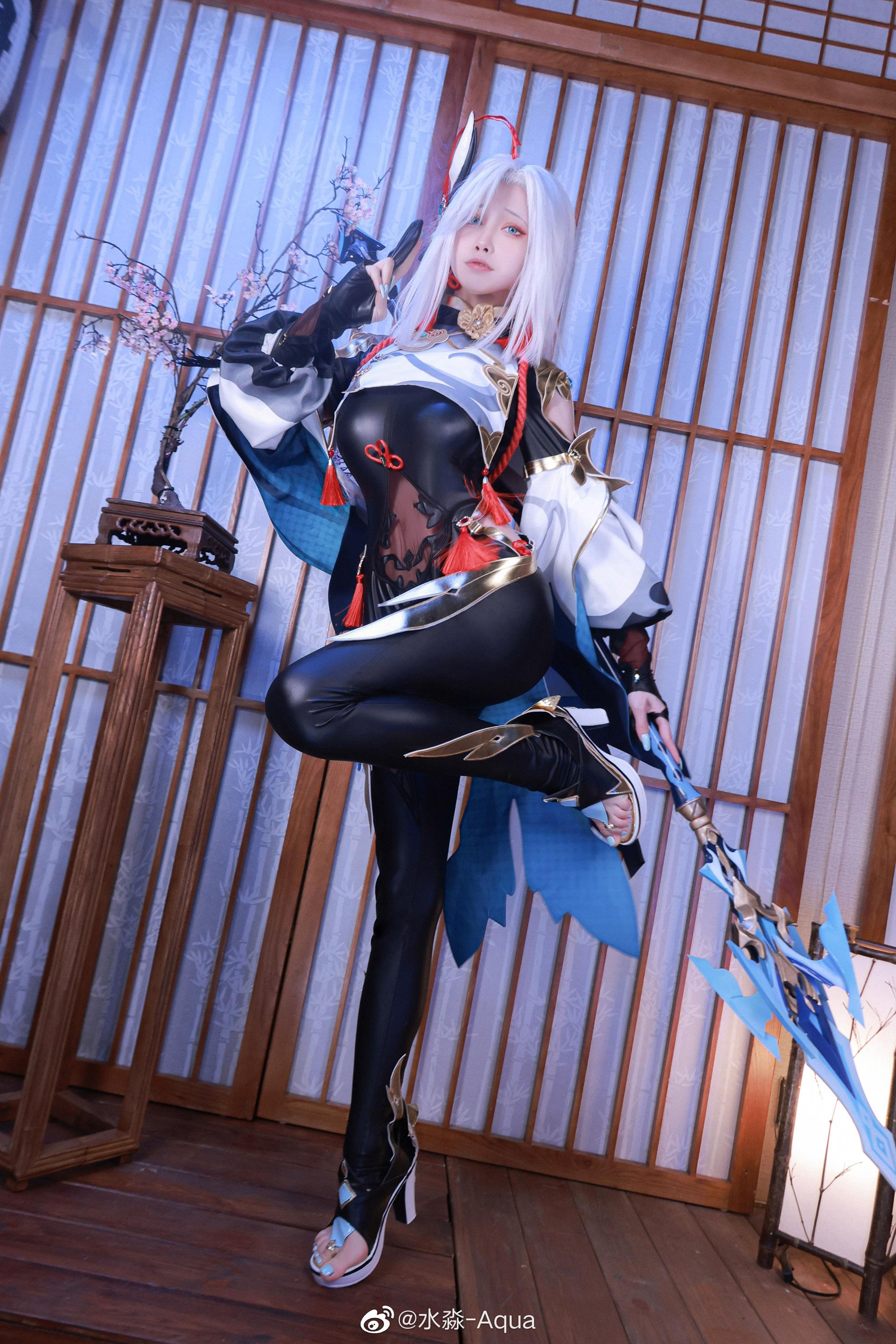水淼Aqua《原神》申鹤COS 17张真人图-3 水淼Aqua《原神》申鹤COS 17张真人图-3