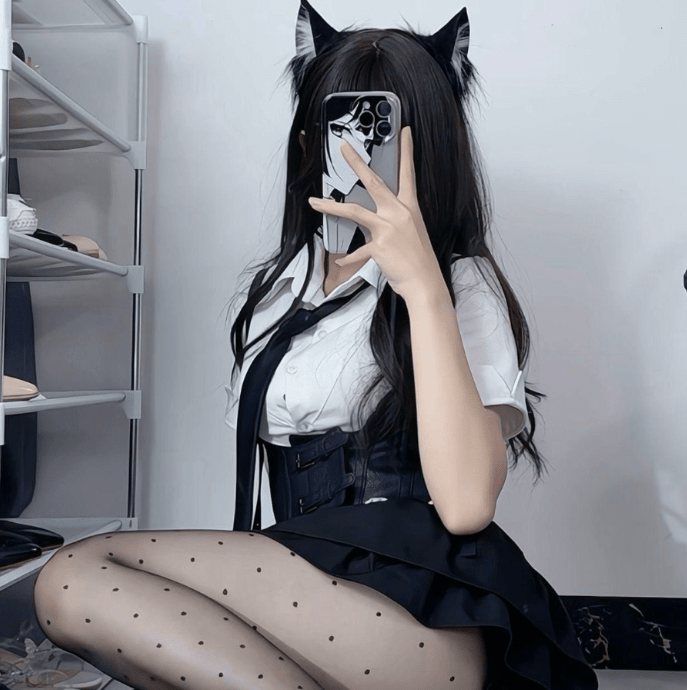 宅宅猫温柔小猪定制系列，元气少女look日常-1