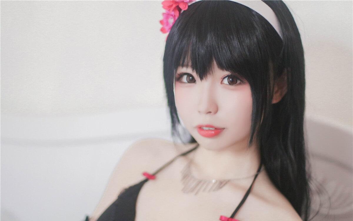 《COSPLAY爱好者@十万珍吱伏特 笑起来露出两颗大门牙超可爱》-1