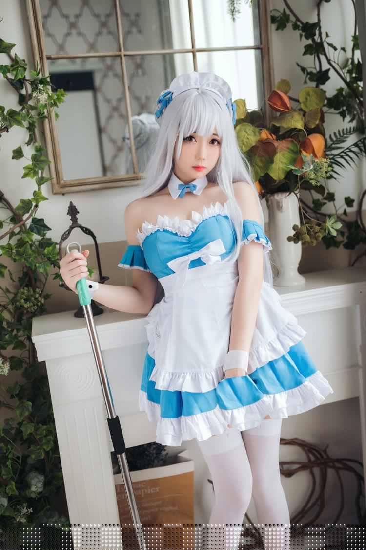 《碧蓝航线》-小天鹅 女仆体验周主题COS图 （CN：焖焖碳）-1