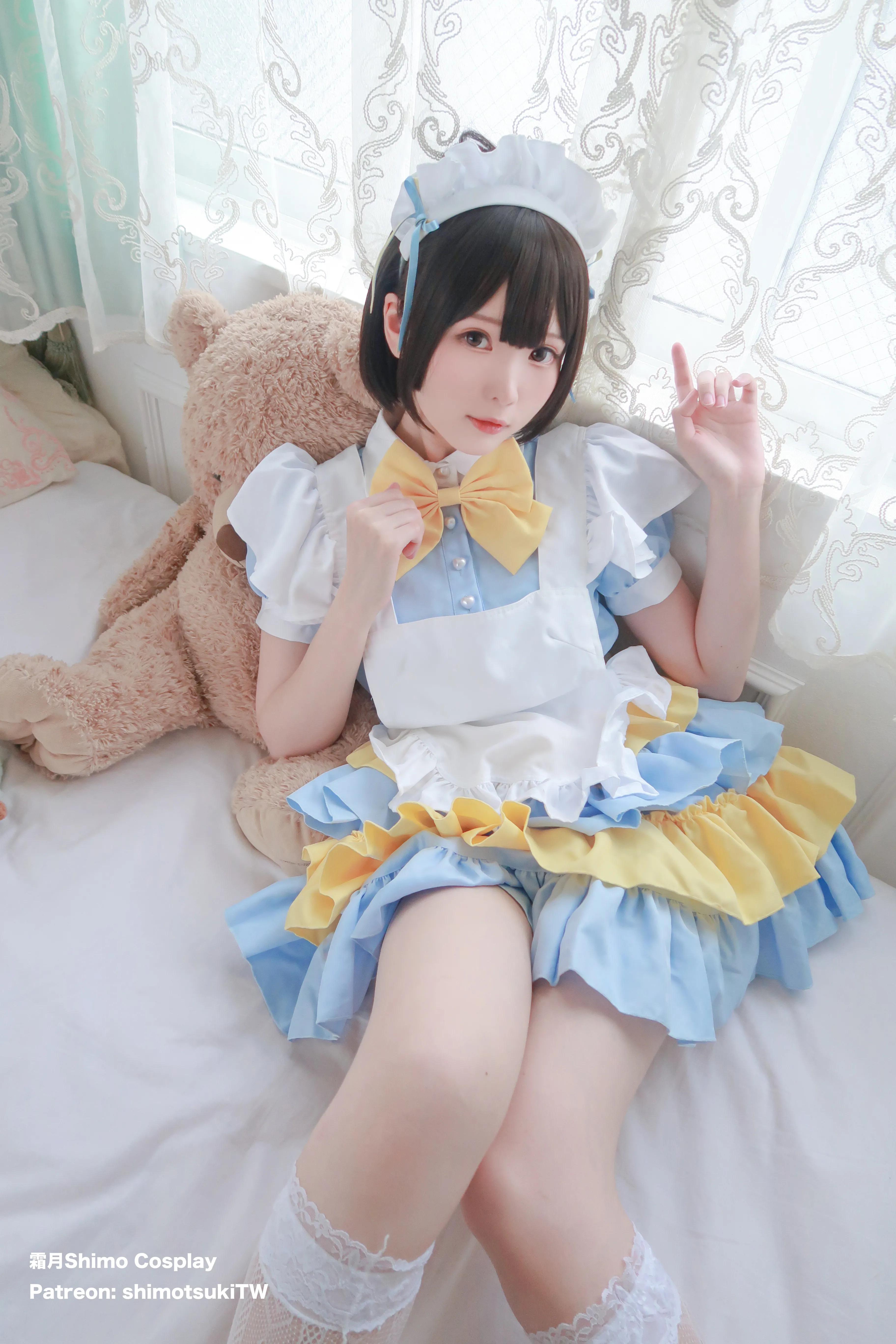 台湾COS爱好者@霜月Shinmo 性感女仆制服图-2 台湾COS爱好者@霜月Shinmo 性感女仆制服图-2