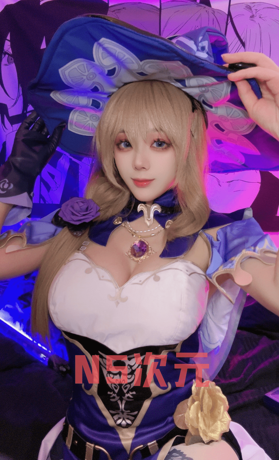 九言（阿九从不咕咕）最新作品《原神》丽莎COS-2