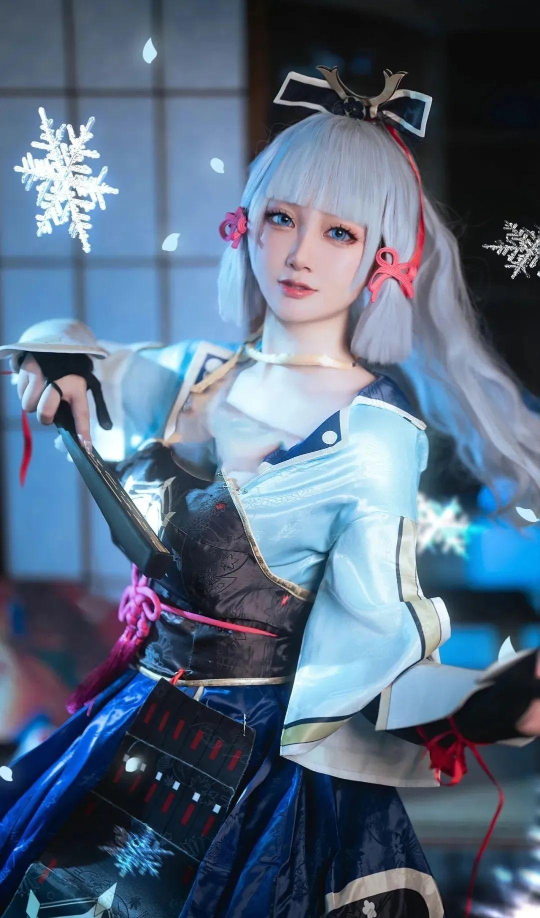 原神ccosplay丨神里绫华（@Halo_酱）-1