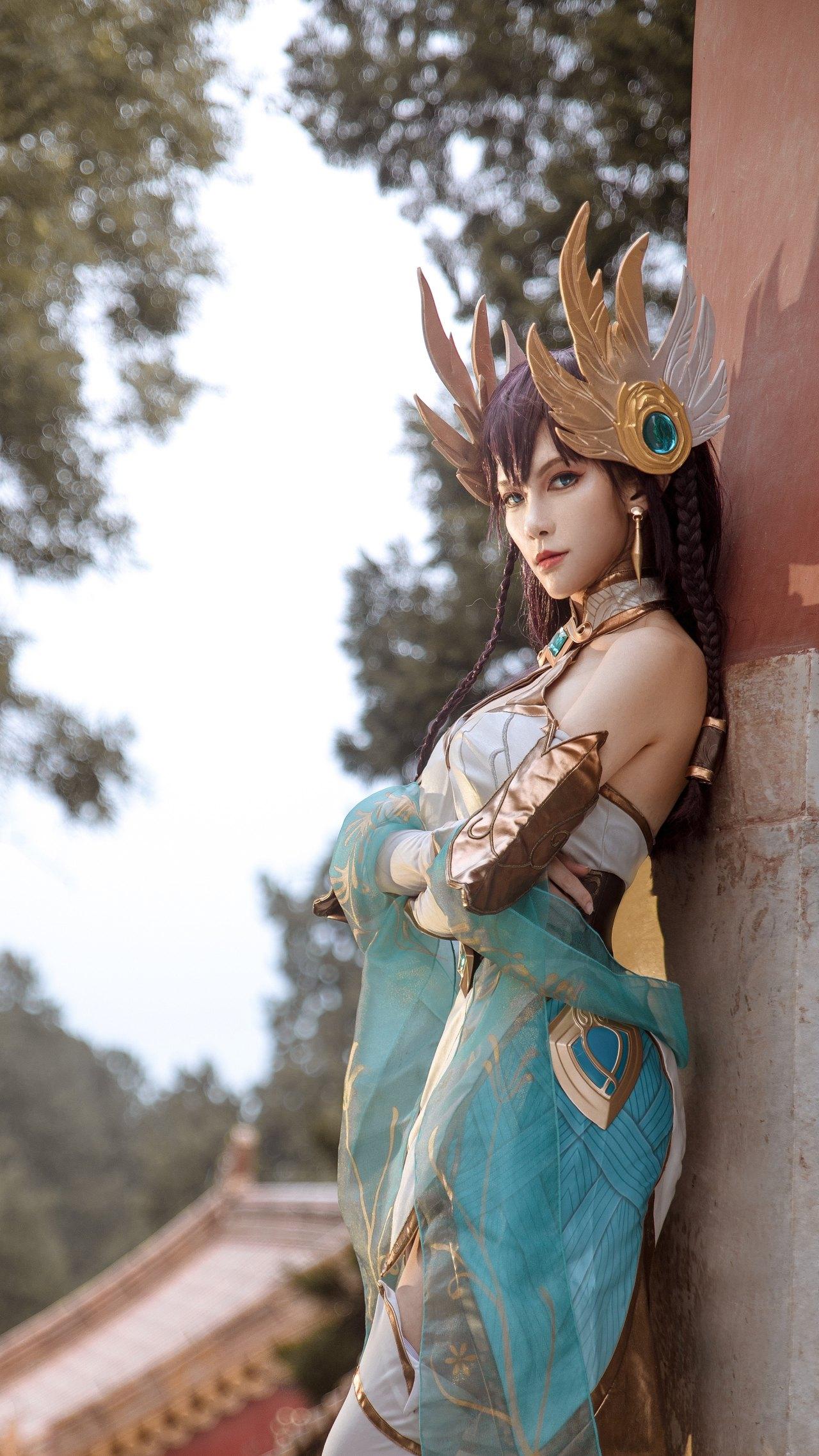 《英雄联盟》人物艾瑞莉娅COS真人图刀妹（CN：月潋寒殇）-9