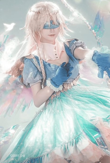 令人狂热，Yui金鱼Cos《崩坏3》中的黄泉角色-2