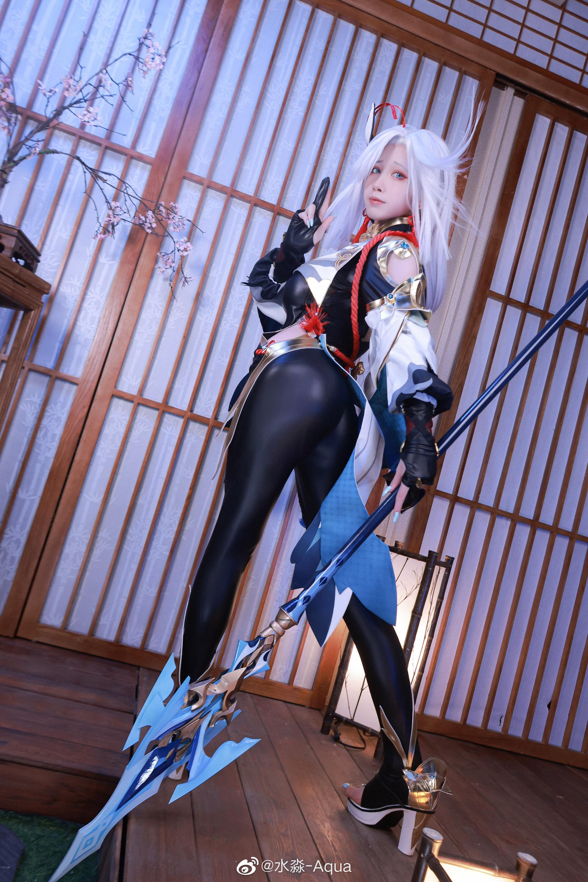 水淼Aqua《原神》申鹤COS 17张真人图-4 水淼Aqua《原神》申鹤COS 17张真人图-4