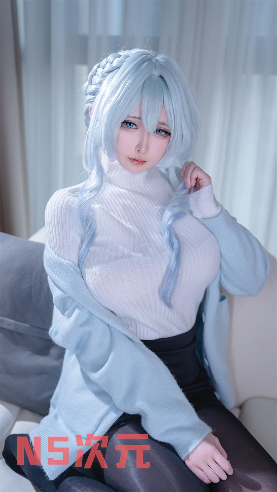 樱梨梨（Eriri）雪女未亡人Cosplay图片-1